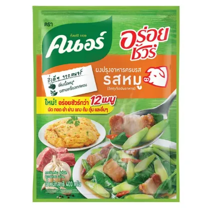 รูปภาพของ คนอร์ ผงปรุงรสอร่อยชัวร์ รสหมู 400 ก.