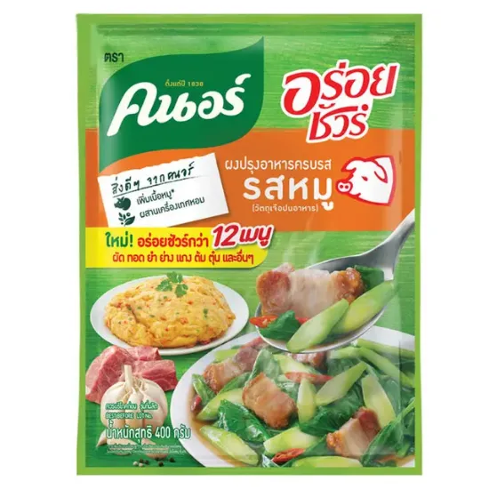 รูปภาพของ คนอร์ ผงปรุงรสอร่อยชัวร์ รสหมู 400 ก.