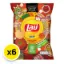 รูปภาพของ เลย์ ร็อค มันฝรั่งทอดกรอบ บาร์บีก้อนพ่นไฟ 40 ก. x 6