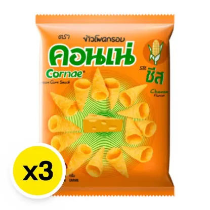 รูปภาพของ คอนเน่ ข้าวโพดอบกรอบ รสชีส 48 ก. x 3