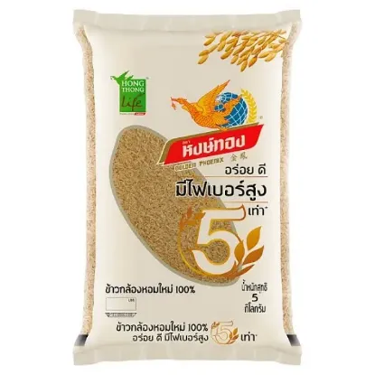 รูปภาพของ หงษ์ทอง ข้าวกล้องหอมใหม่ 100% 5 กก.