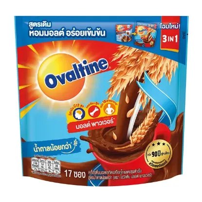 รูปภาพของ โอวัลติน 3อิน1 หวานน้อย 31 ก. x 17