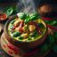 รูปภาพของ น้ำใจ น้ำพริกแกงเขียวหวาน 500 ก.