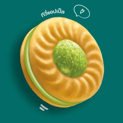 รูปภาพของ ดิวเบอร์รีคุกกี้กีวีแอปเปิ้ล27กรัมX12