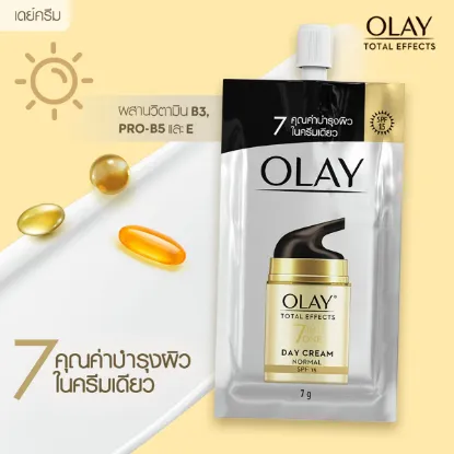 รูปภาพของ โอเลย์ โททัล เอฟเฟ็คส์ 7 อิน 1 เดย์ครีม 7 ก. x 6