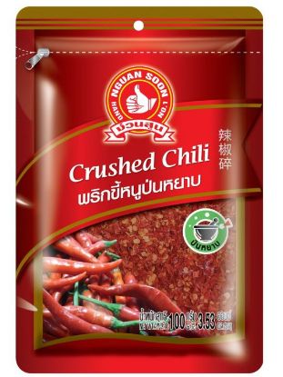 รูปภาพของ ตรามือ พริกขี้หนูป่น 100 กรัม