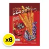 รูปภาพของ ทาโร ปลาสวรรค์ เส้นชุบน้ำจิ้ม รสปลาหมึก เผ็ดมาก 18 ก. x 6