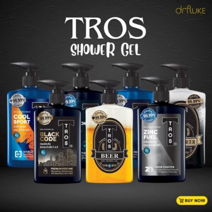 รูปภาพของ ทรอส ครีมอาบน้ำสำหรับผู้ชาย 450 ML. X 2