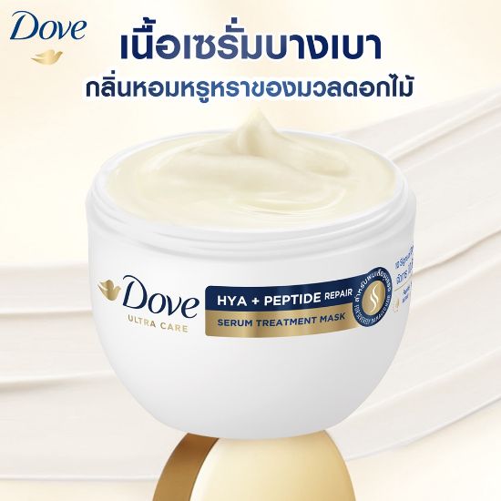 รูปภาพของ โดฟทรีทเม้นท์บำรุงผมไฮยาเปปไทด์รีแพร 220กรัม