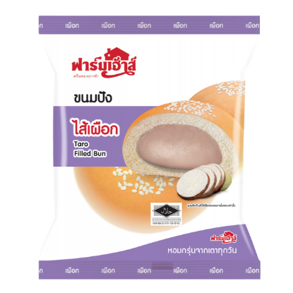 รูปภาพของ ฟาร์มเฮ้าส์ ขนมปังไส้เผือก 80ก. X 3