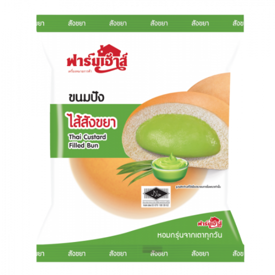 รูปภาพของ ฟาร์มเฮ้าส์ ขนมปังไส้สังขยา 80ก. X 3