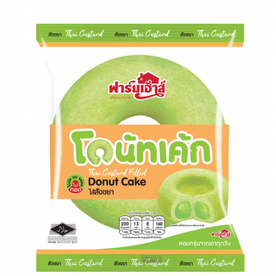 รูปภาพของ ฟาร์มเฮาส์โดนัทเค้กไส้สังขยา 60 กรัม X 3
