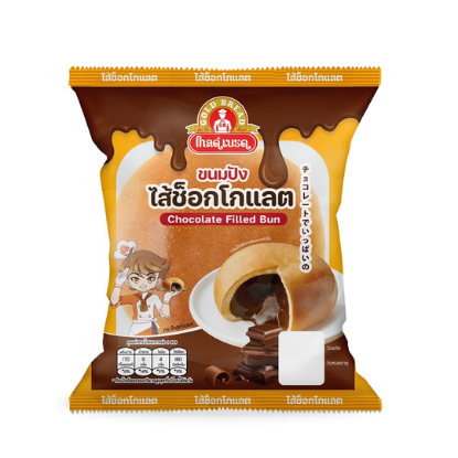 รูปภาพของ โกลด์เบรด ขนมปังไส้ช็อกโกแลต 60 กรัม X 3
