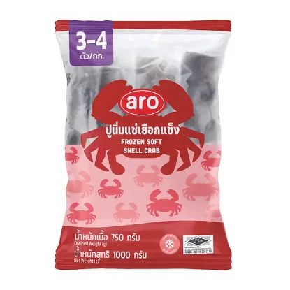รูปภาพของ เอโร่ ปูนิ่มแช่แข็ง 1 กก. (3-4 ตัว/กก.)