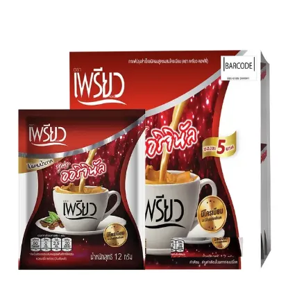 รูปภาพของ เพรียว คอฟฟี่ กาแฟปรุงสำเร็จ สูตรออริจินัล 12 ก. 48 ซอง