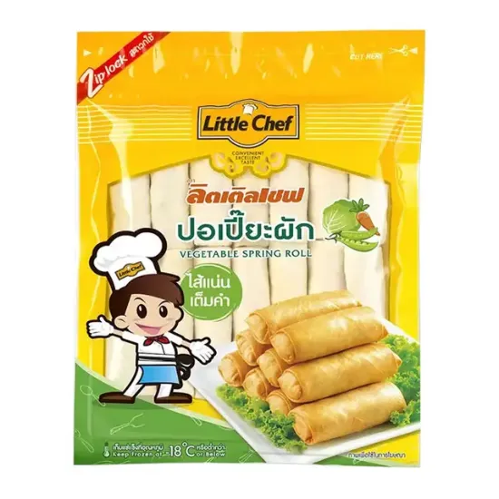 รูปภาพของ ลิตเติลเชฟ ปอเปี๊ยะผักแช่แข็ง 25 ก. 40 ชิ้น