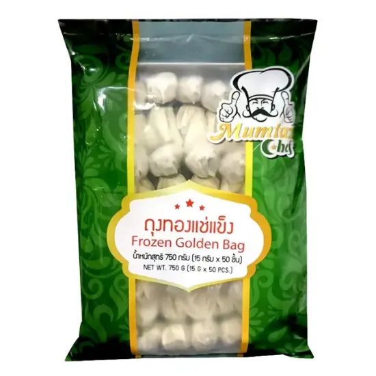 รูปภาพของ มุมตัสเชฟ ถุงทองกุ้งแช่แข็ง 15 ก. 50 ชิ้น